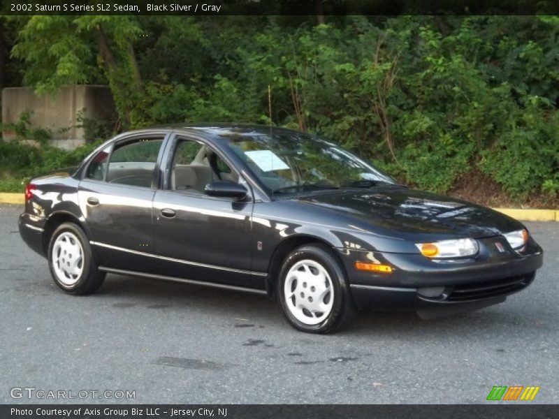 Black Silver / Gray 2002 Saturn S Series SL2 Sedan