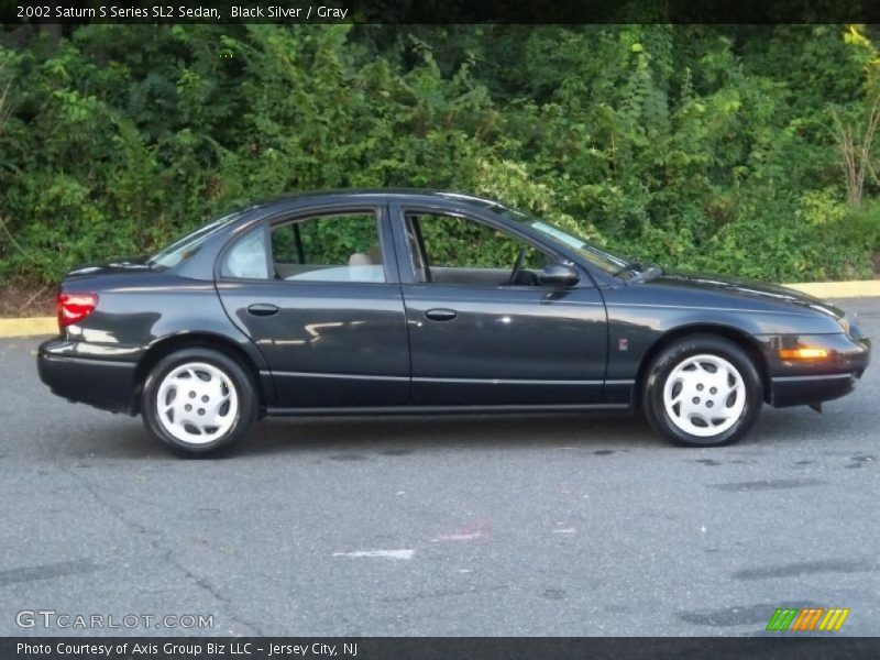 Black Silver / Gray 2002 Saturn S Series SL2 Sedan