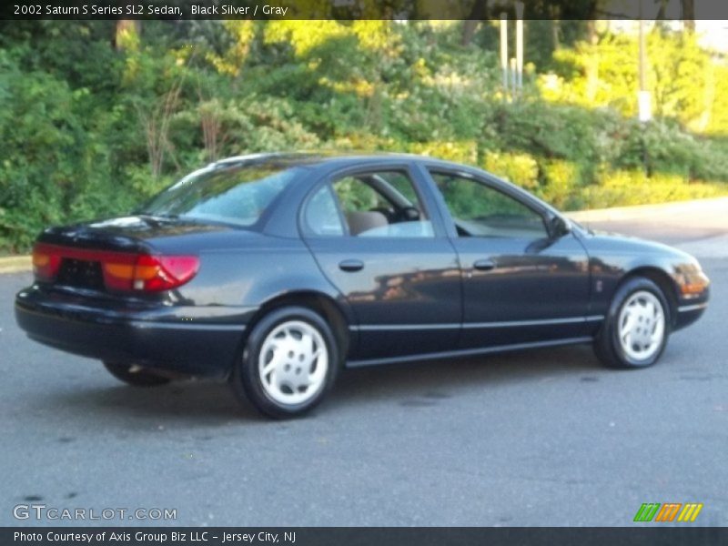 Black Silver / Gray 2002 Saturn S Series SL2 Sedan
