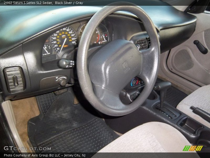Black Silver / Gray 2002 Saturn S Series SL2 Sedan