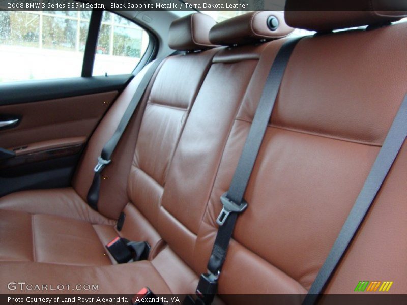 Black Sapphire Metallic / Terra Dakota Leather 2008 BMW 3 Series 335xi Sedan