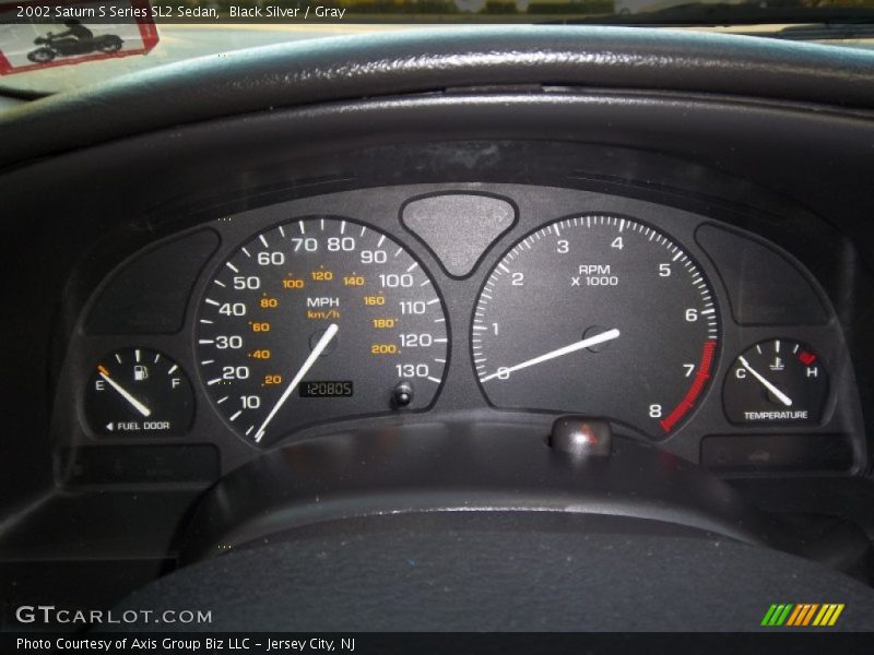 Black Silver / Gray 2002 Saturn S Series SL2 Sedan