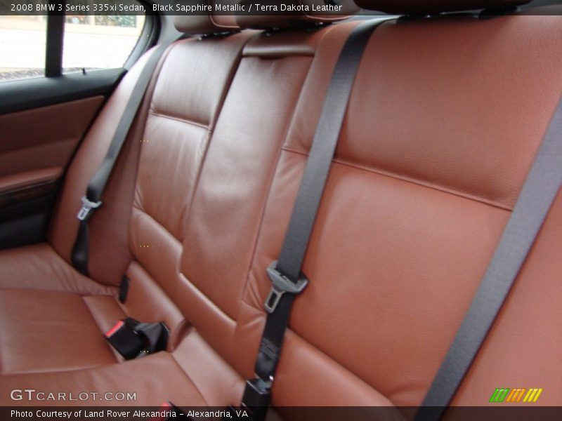 Black Sapphire Metallic / Terra Dakota Leather 2008 BMW 3 Series 335xi Sedan