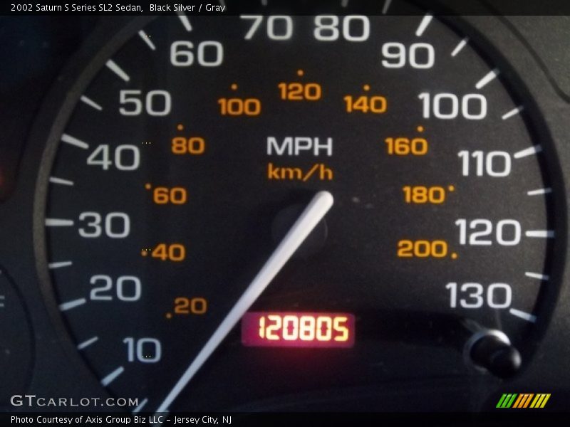 Black Silver / Gray 2002 Saturn S Series SL2 Sedan