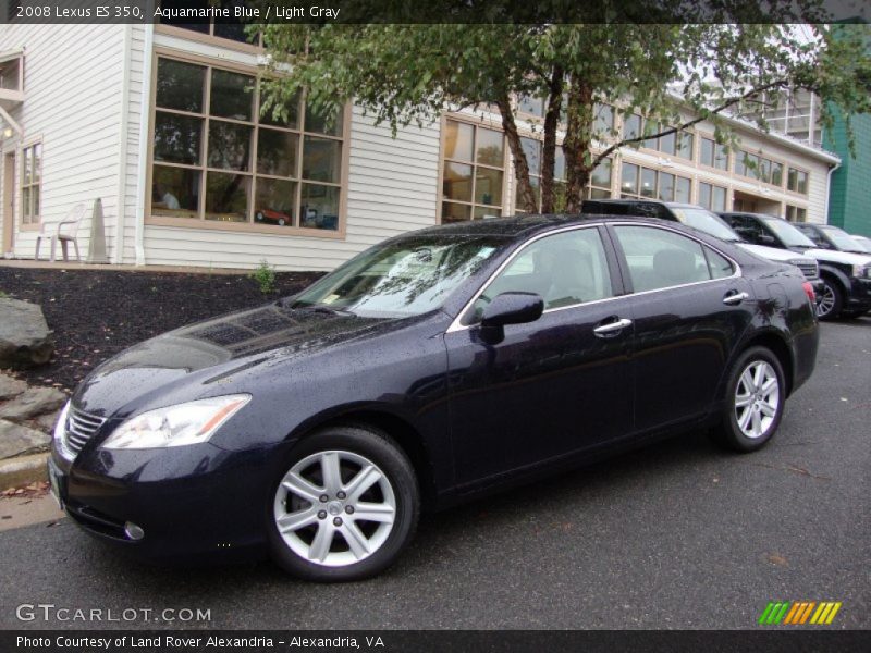 Aquamarine Blue / Light Gray 2008 Lexus ES 350