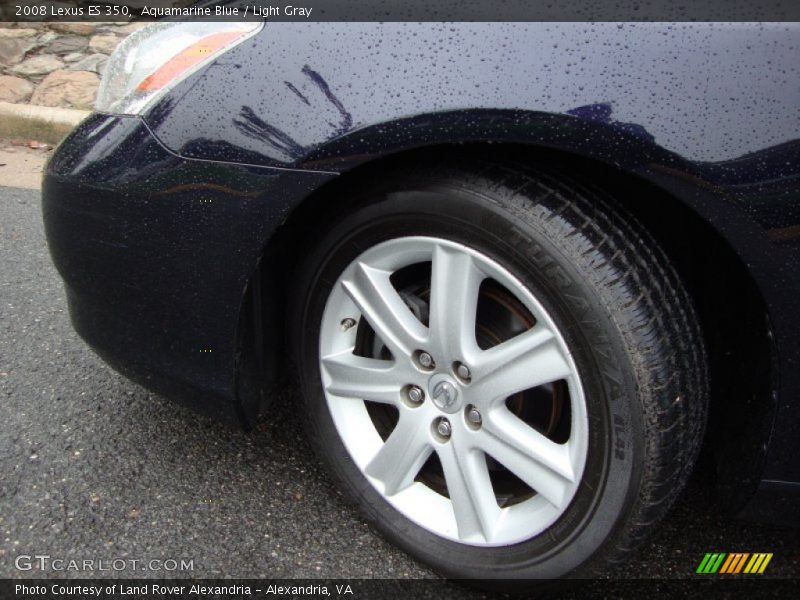 Aquamarine Blue / Light Gray 2008 Lexus ES 350
