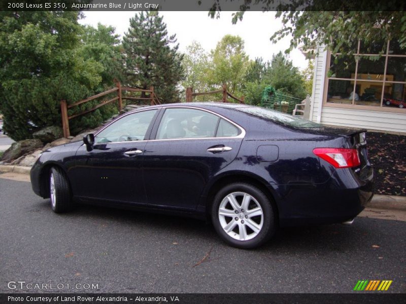Aquamarine Blue / Light Gray 2008 Lexus ES 350