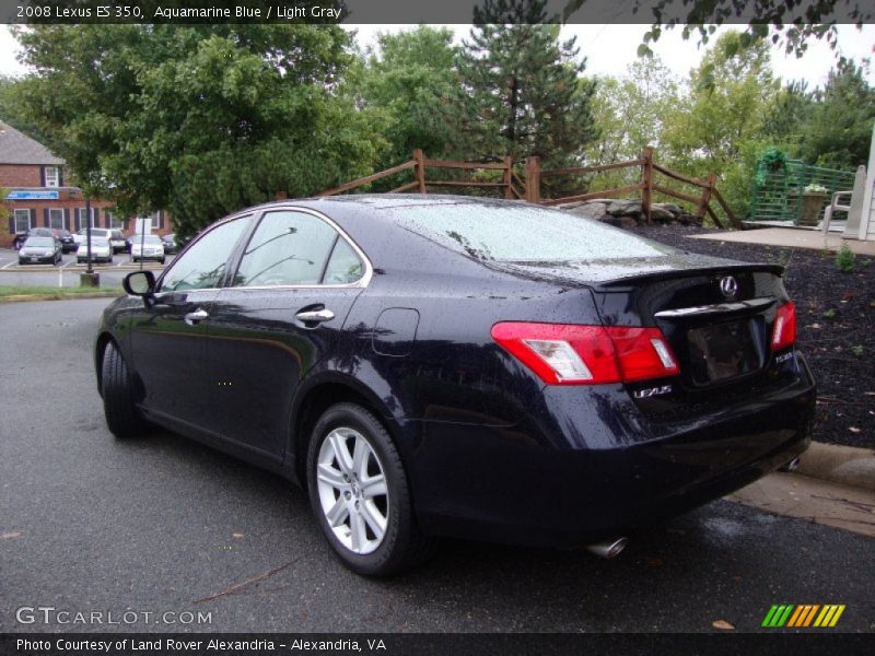Aquamarine Blue / Light Gray 2008 Lexus ES 350