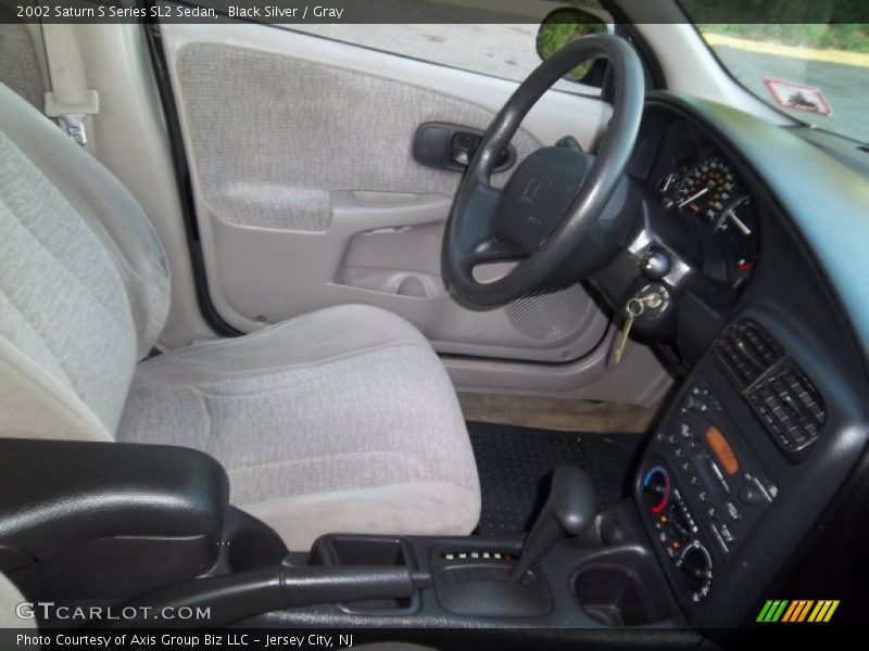 Black Silver / Gray 2002 Saturn S Series SL2 Sedan