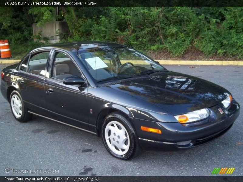 Black Silver / Gray 2002 Saturn S Series SL2 Sedan