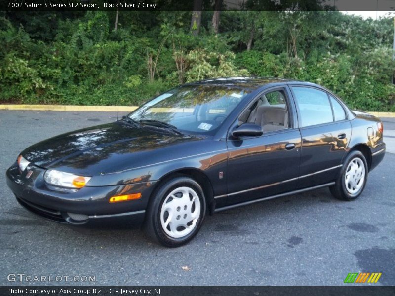 Black Silver / Gray 2002 Saturn S Series SL2 Sedan