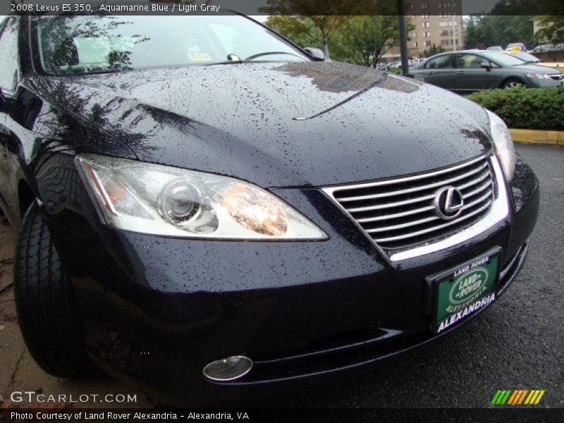 Aquamarine Blue / Light Gray 2008 Lexus ES 350