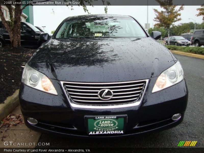 Aquamarine Blue / Light Gray 2008 Lexus ES 350