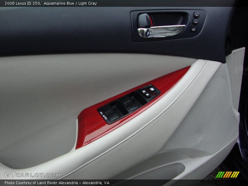 Aquamarine Blue / Light Gray 2008 Lexus ES 350