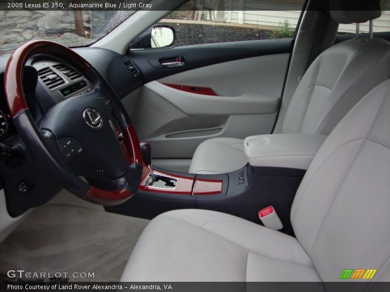 Aquamarine Blue / Light Gray 2008 Lexus ES 350