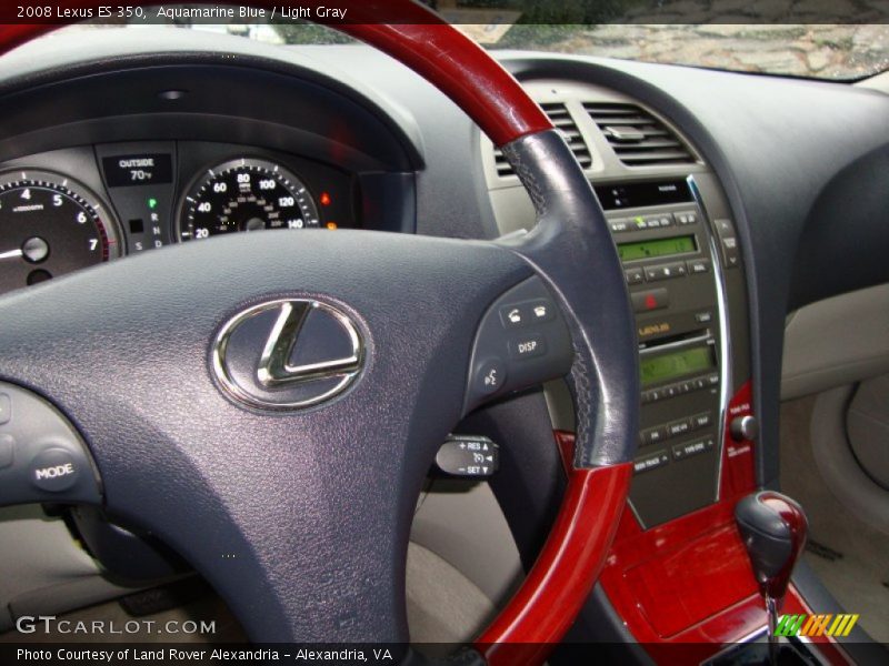 Aquamarine Blue / Light Gray 2008 Lexus ES 350