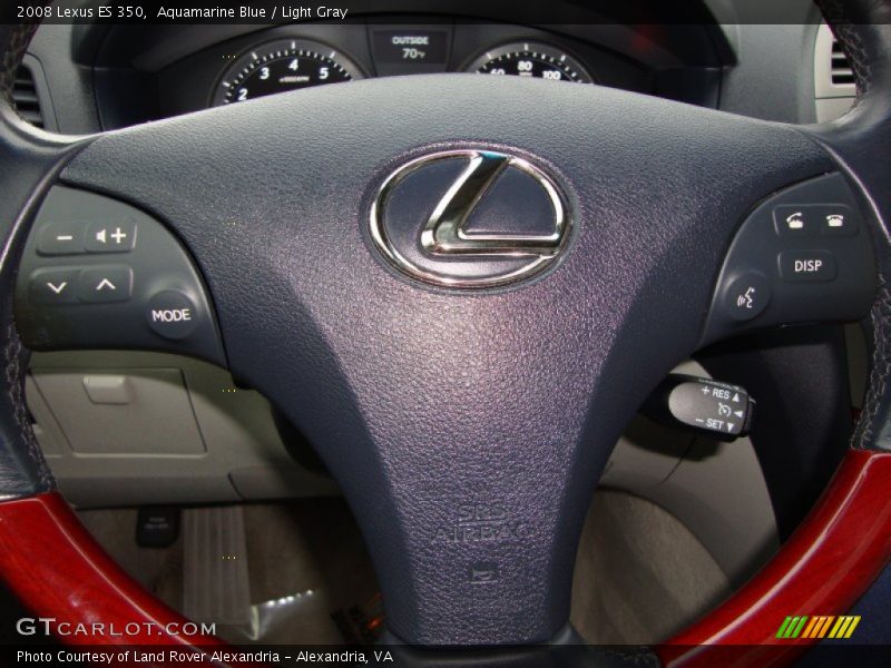 Aquamarine Blue / Light Gray 2008 Lexus ES 350