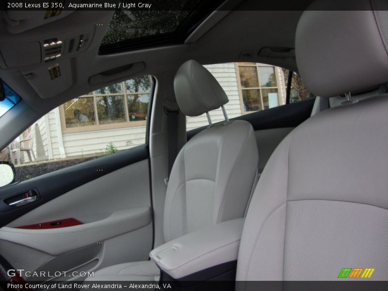 Aquamarine Blue / Light Gray 2008 Lexus ES 350