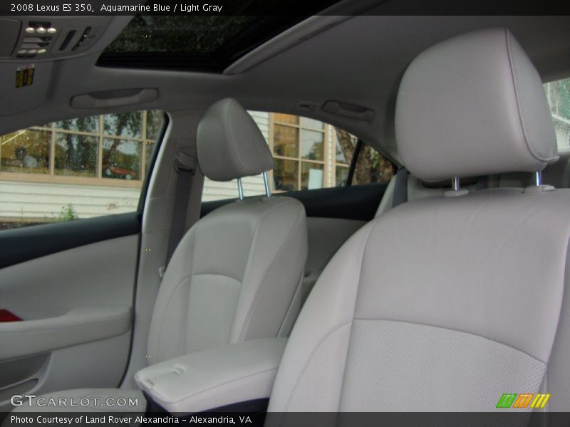 Aquamarine Blue / Light Gray 2008 Lexus ES 350