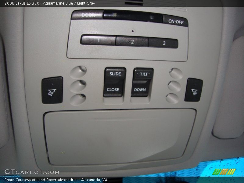 Aquamarine Blue / Light Gray 2008 Lexus ES 350