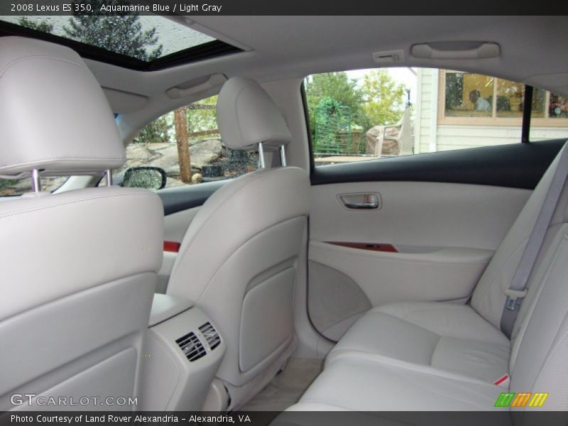 Aquamarine Blue / Light Gray 2008 Lexus ES 350