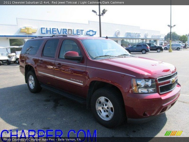 Red Jewel Tintcoat / Light Cashmere/Dark Cashmere 2011 Chevrolet Suburban LS 4x4