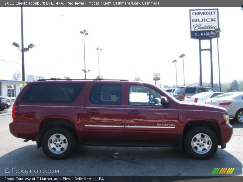 Red Jewel Tintcoat / Light Cashmere/Dark Cashmere 2011 Chevrolet Suburban LS 4x4