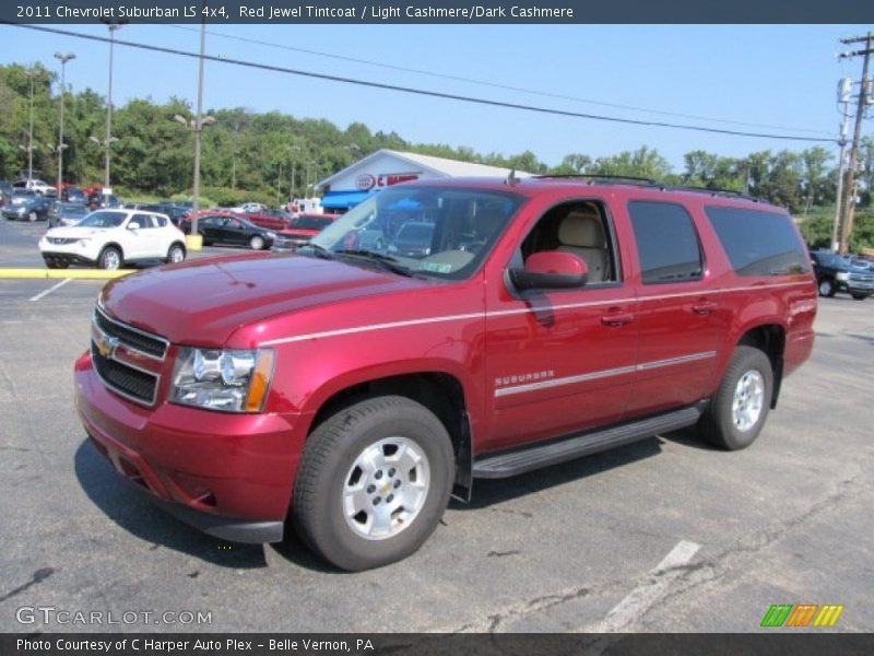 Red Jewel Tintcoat / Light Cashmere/Dark Cashmere 2011 Chevrolet Suburban LS 4x4