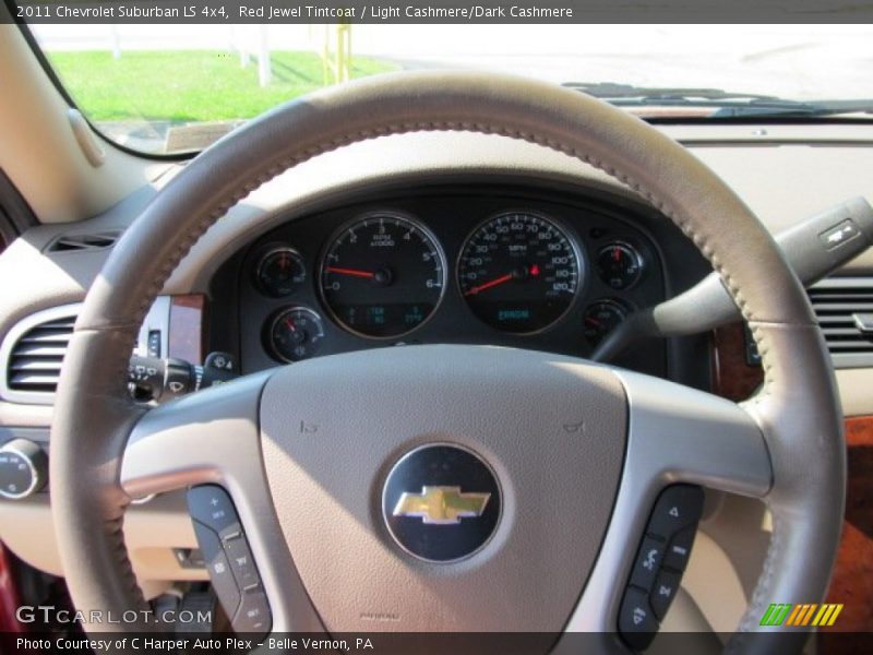 Red Jewel Tintcoat / Light Cashmere/Dark Cashmere 2011 Chevrolet Suburban LS 4x4