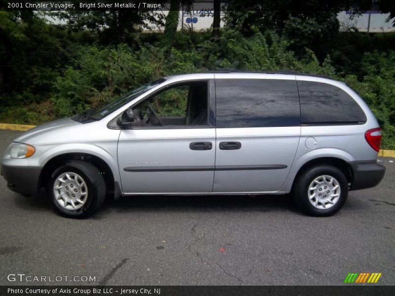 Bright Silver Metallic / Taupe 2001 Chrysler Voyager