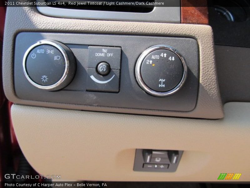 Controls of 2011 Suburban LS 4x4