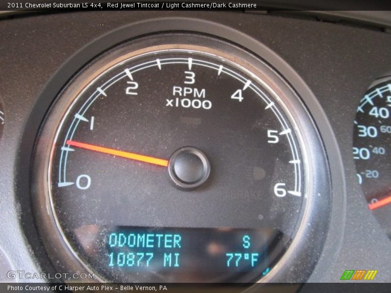 Red Jewel Tintcoat / Light Cashmere/Dark Cashmere 2011 Chevrolet Suburban LS 4x4