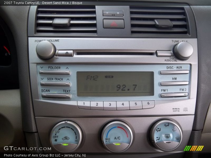 Desert Sand Mica / Bisque 2007 Toyota Camry LE