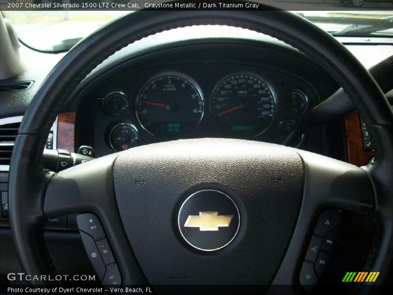 Graystone Metallic / Dark Titanium Gray 2007 Chevrolet Silverado 1500 LTZ Crew Cab