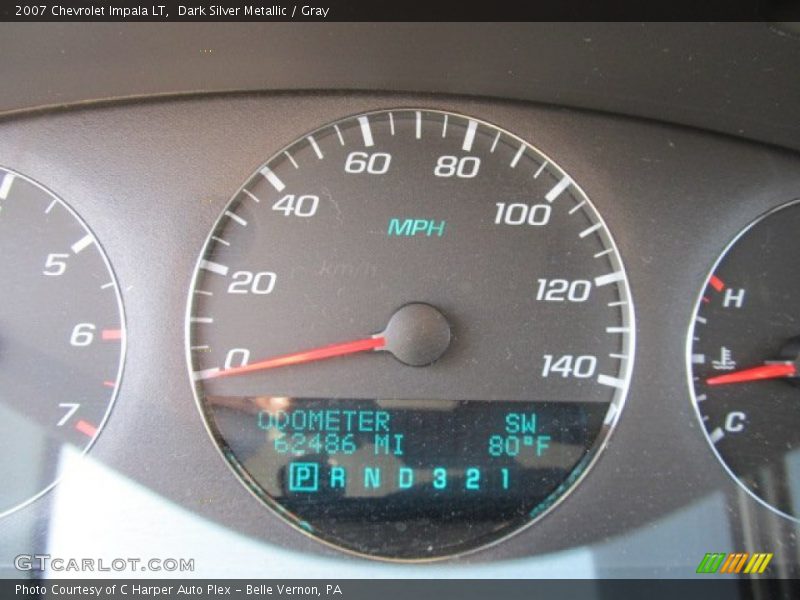 Dark Silver Metallic / Gray 2007 Chevrolet Impala LT