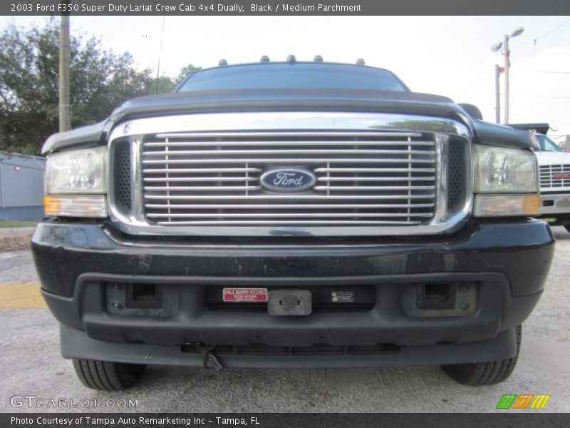 Black / Medium Parchment 2003 Ford F350 Super Duty Lariat Crew Cab 4x4 Dually