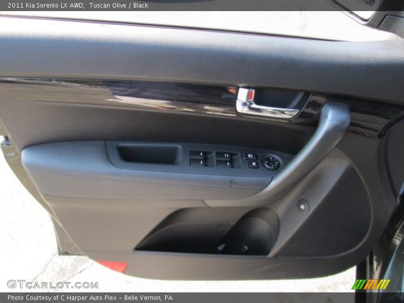 Tuscan Olive / Black 2011 Kia Sorento LX AWD