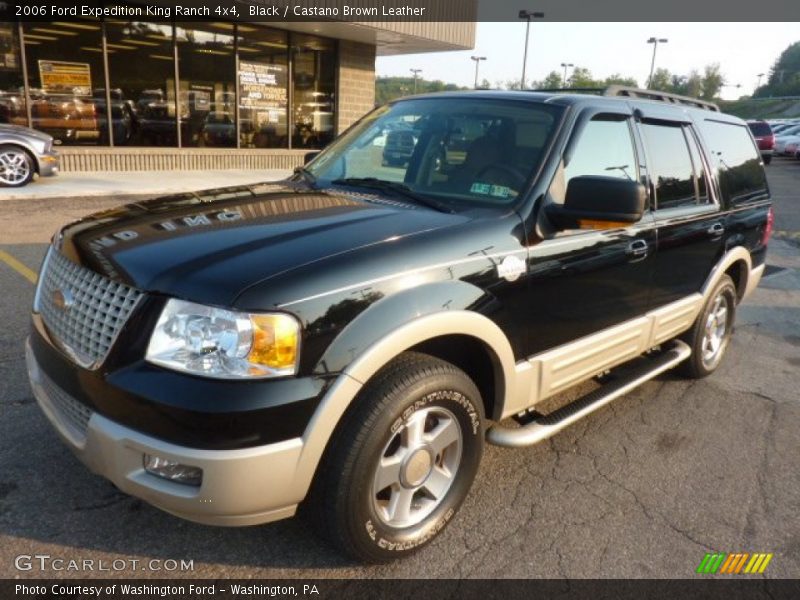 Black / Castano Brown Leather 2006 Ford Expedition King Ranch 4x4