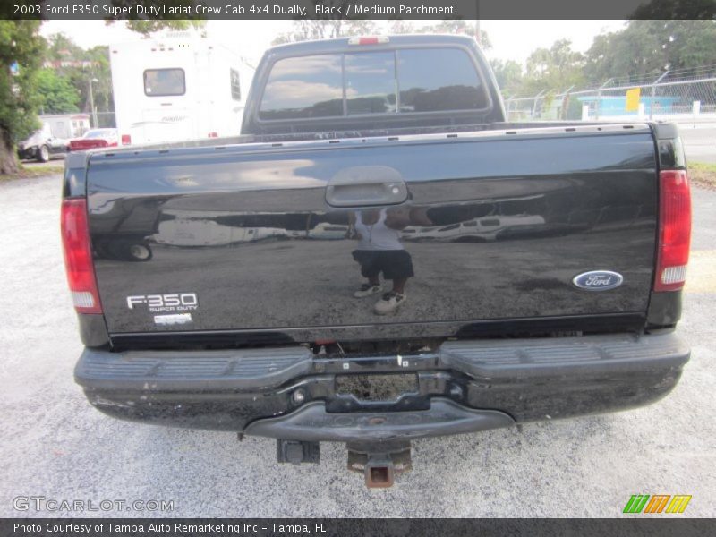 Black / Medium Parchment 2003 Ford F350 Super Duty Lariat Crew Cab 4x4 Dually