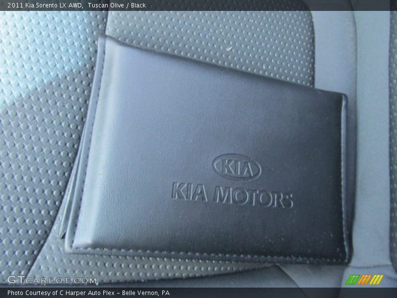 Tuscan Olive / Black 2011 Kia Sorento LX AWD