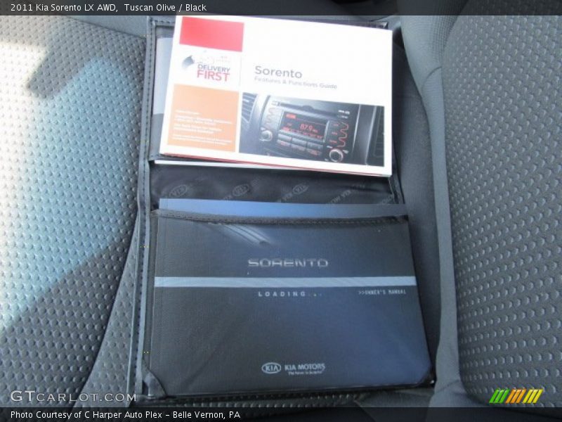 Tuscan Olive / Black 2011 Kia Sorento LX AWD