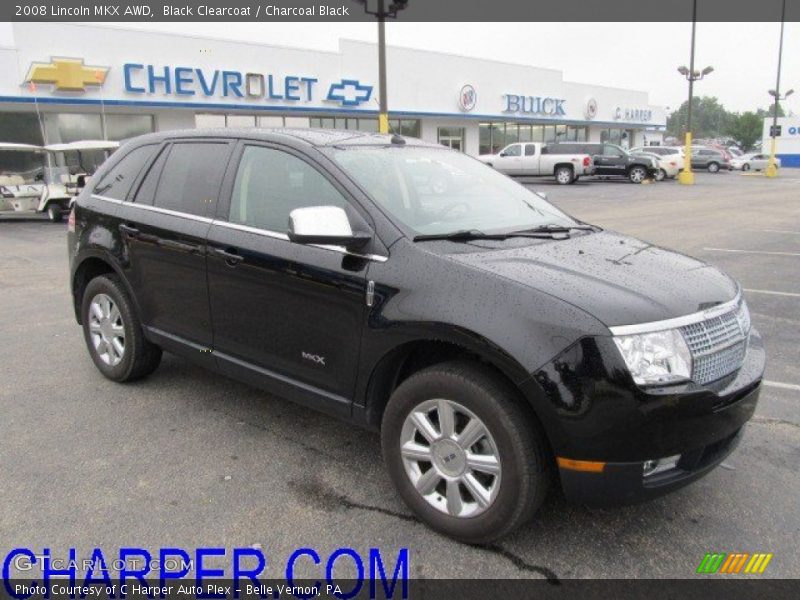 Black Clearcoat / Charcoal Black 2008 Lincoln MKX AWD