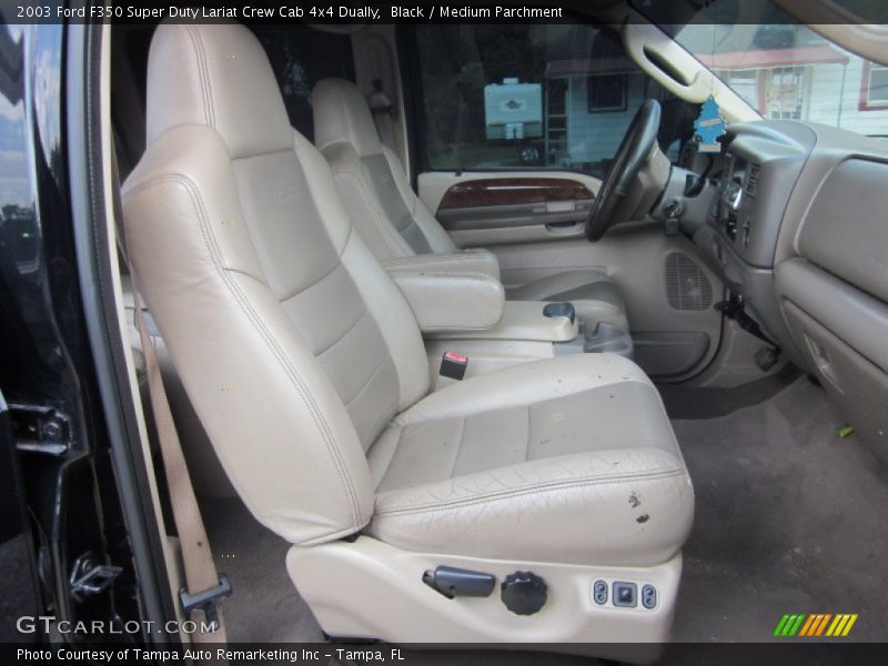  2003 F350 Super Duty Lariat Crew Cab 4x4 Dually Medium Parchment Interior