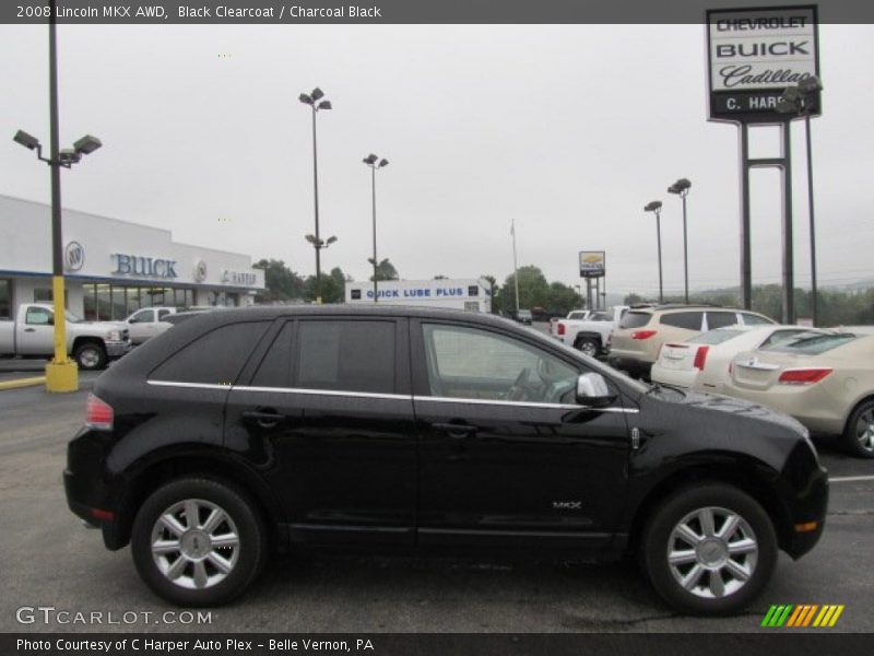 Black Clearcoat / Charcoal Black 2008 Lincoln MKX AWD