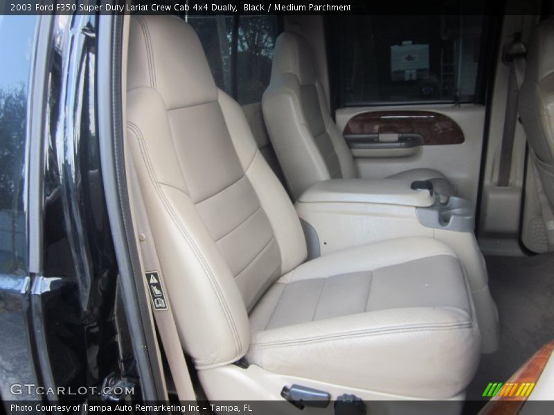  2003 F350 Super Duty Lariat Crew Cab 4x4 Dually Medium Parchment Interior