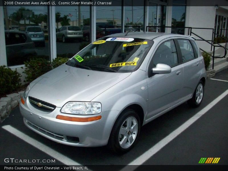 Cosmic Silver Metallic / Charcoal 2008 Chevrolet Aveo Aveo5 LS