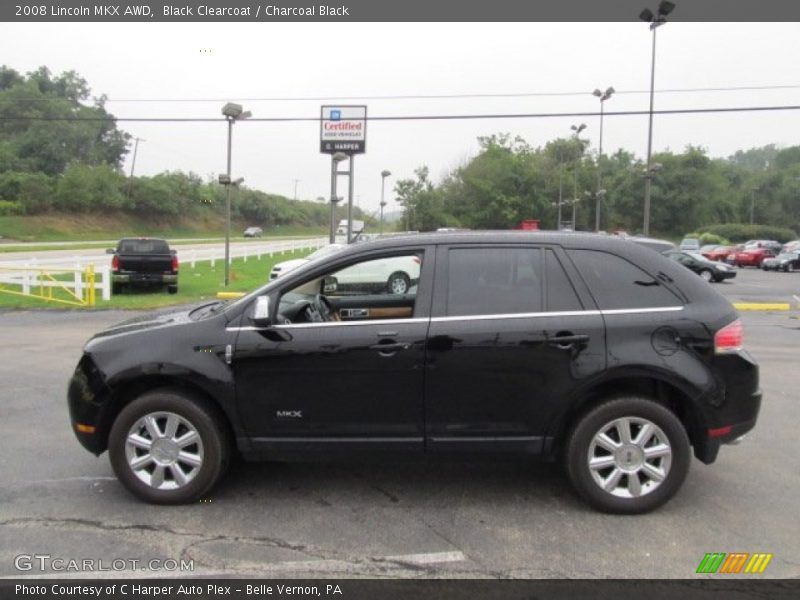 Black Clearcoat / Charcoal Black 2008 Lincoln MKX AWD