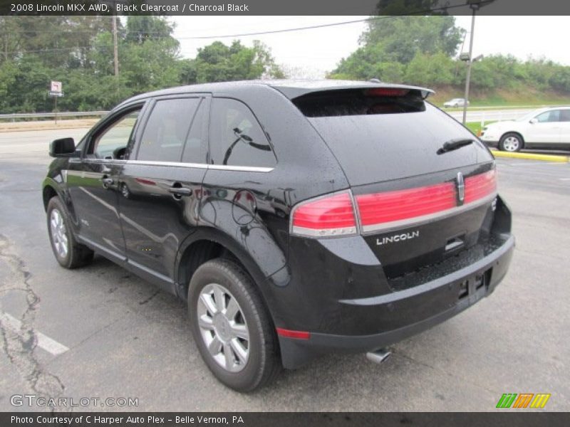 Black Clearcoat / Charcoal Black 2008 Lincoln MKX AWD