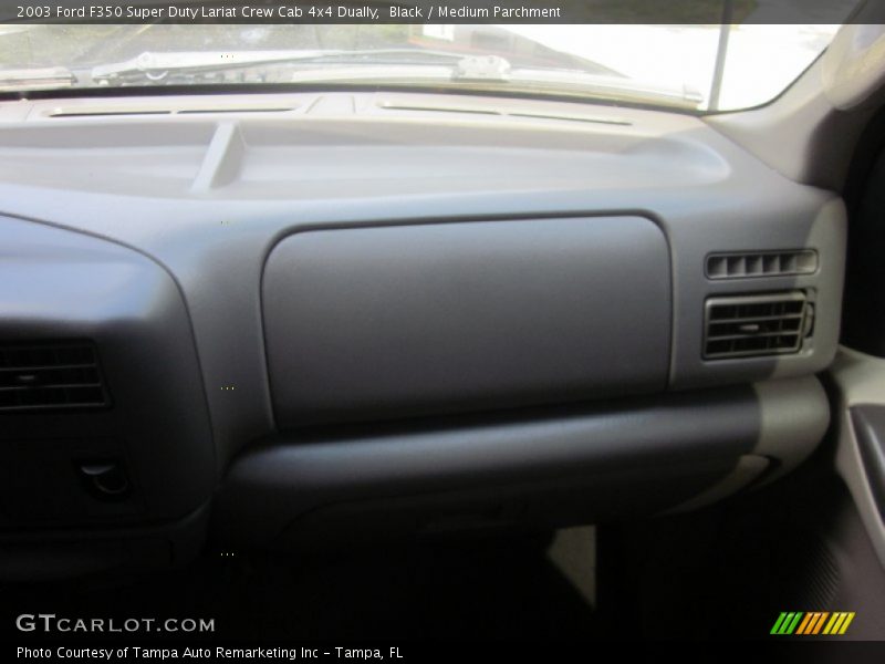 Black / Medium Parchment 2003 Ford F350 Super Duty Lariat Crew Cab 4x4 Dually