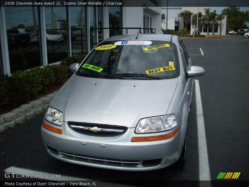 Cosmic Silver Metallic / Charcoal 2008 Chevrolet Aveo Aveo5 LS